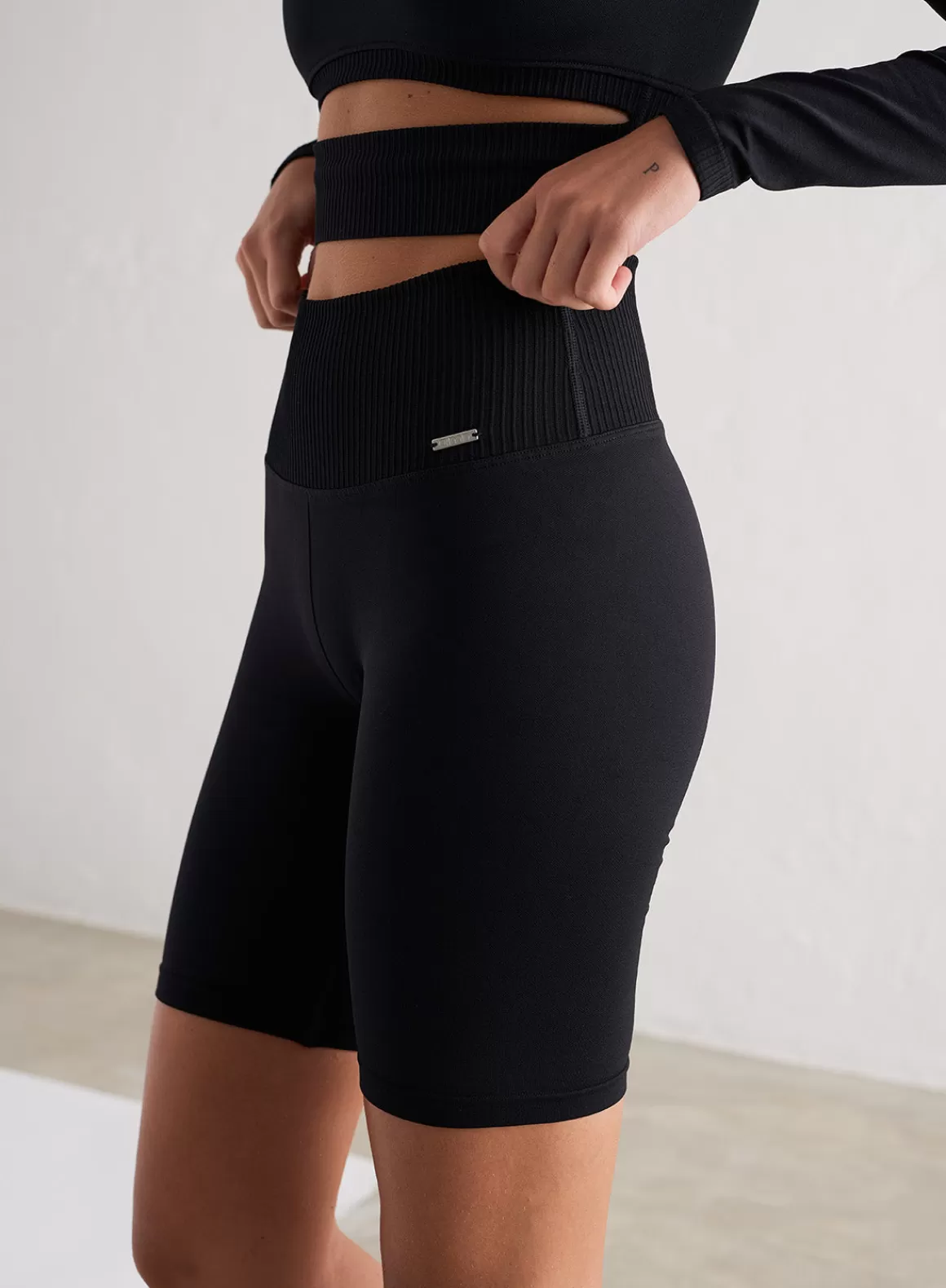 AIM’N Black Limitless Seamless Biker Shorts