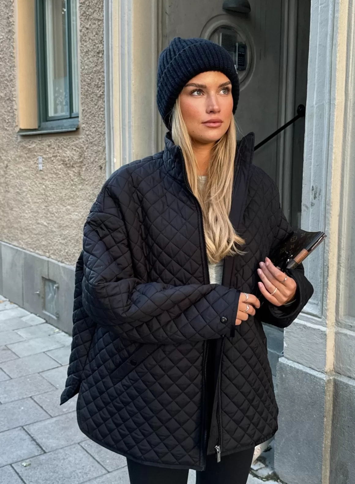 AIM’N Oversized Quilted Jacket