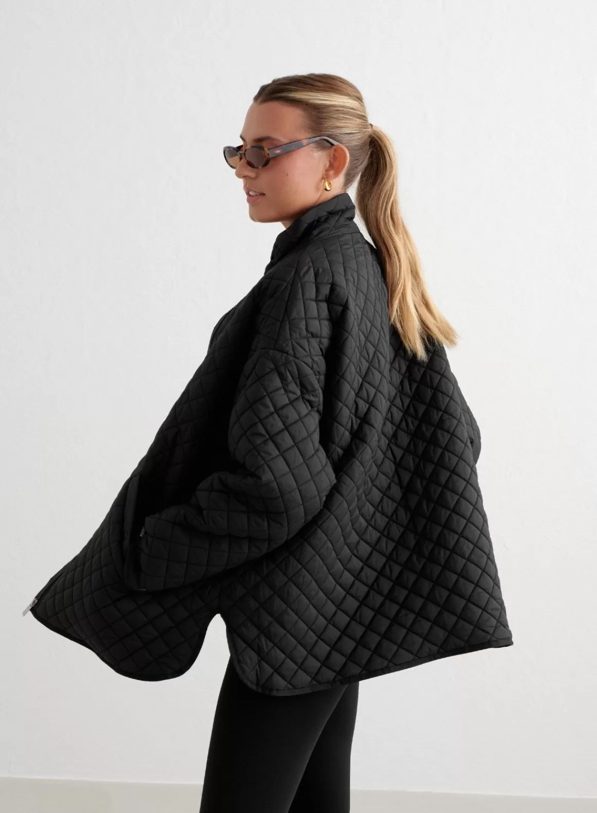 AIM’N Oversized Quilted Jacket