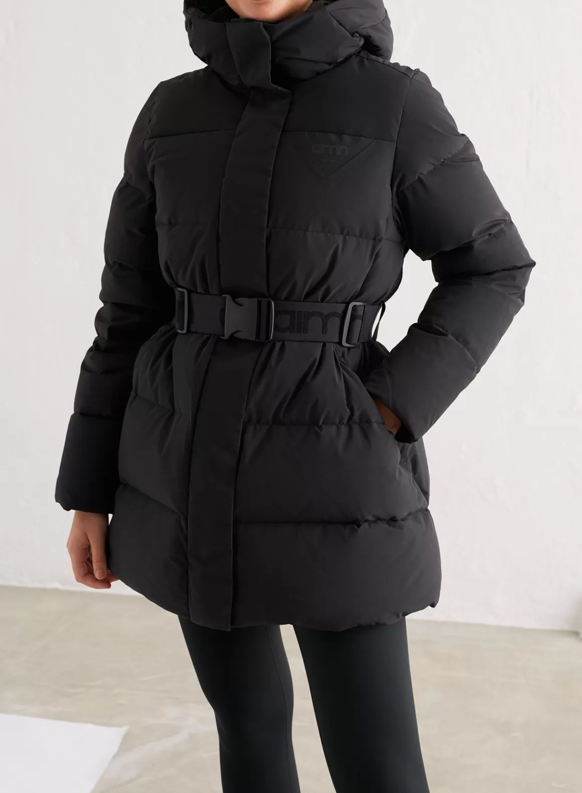 AIM’N Black Padded Parka