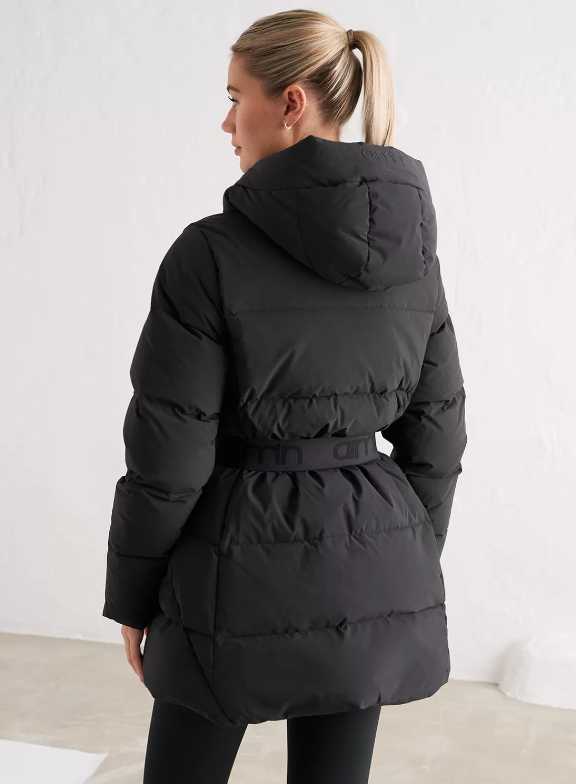 AIM’N Black Padded Parka