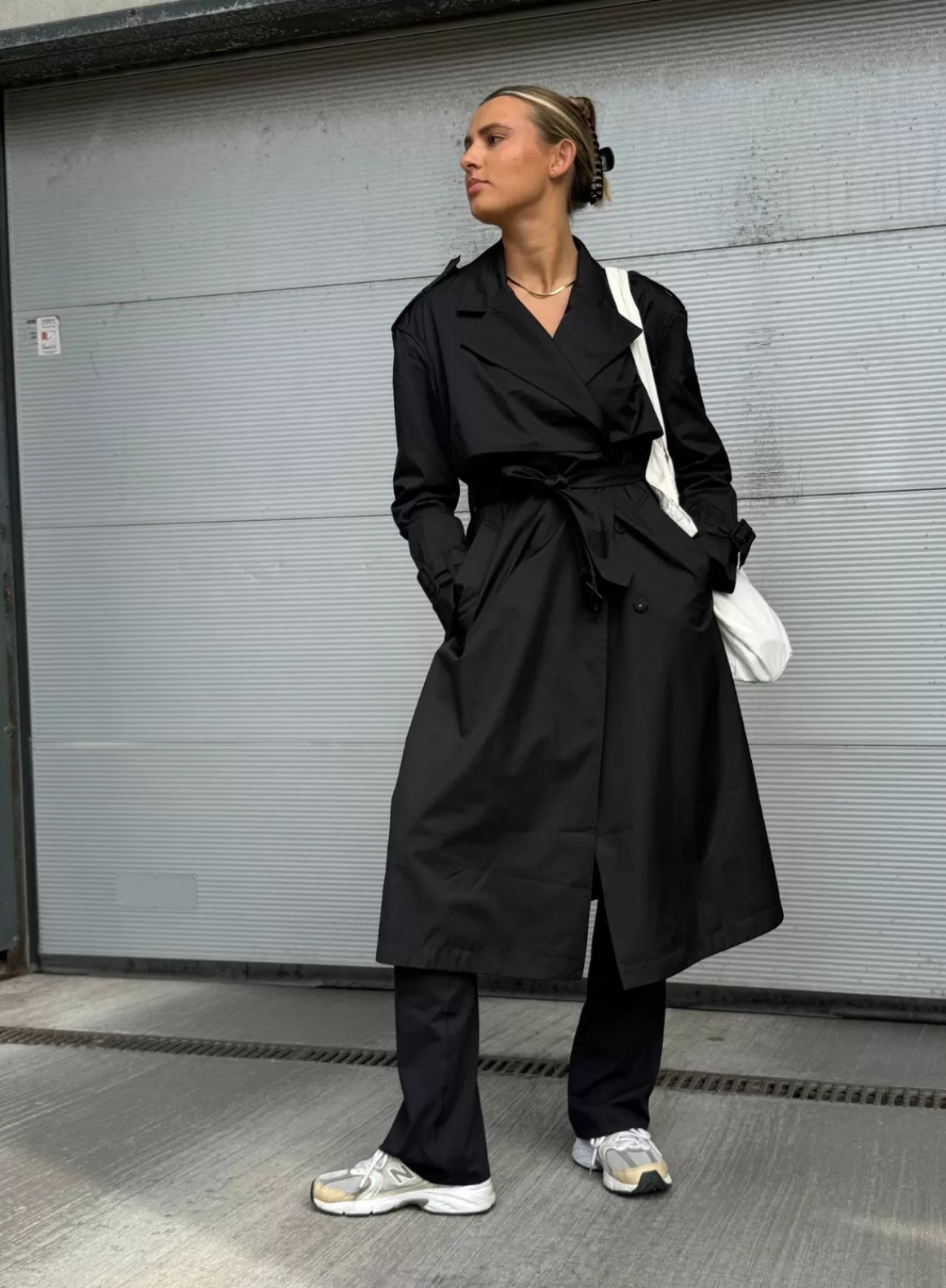 AIM’N Recycled Tech Trench Coat