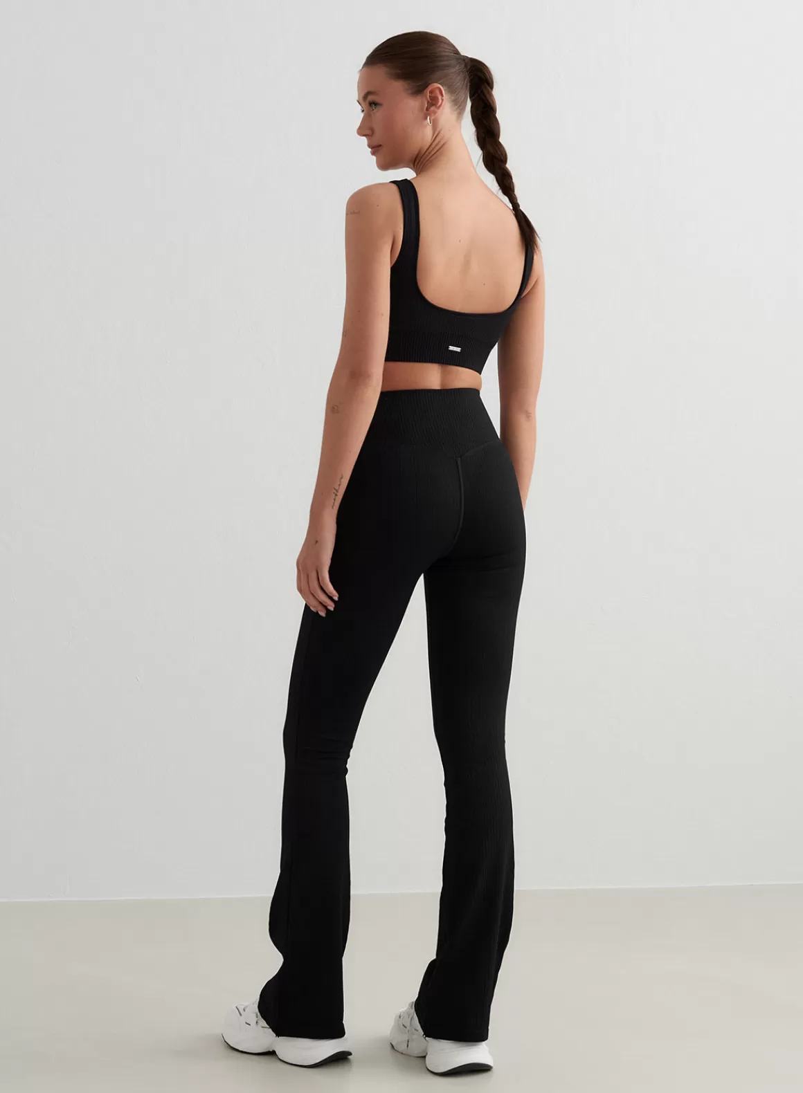 AIM’N Ribbed Seamless Flare Tights