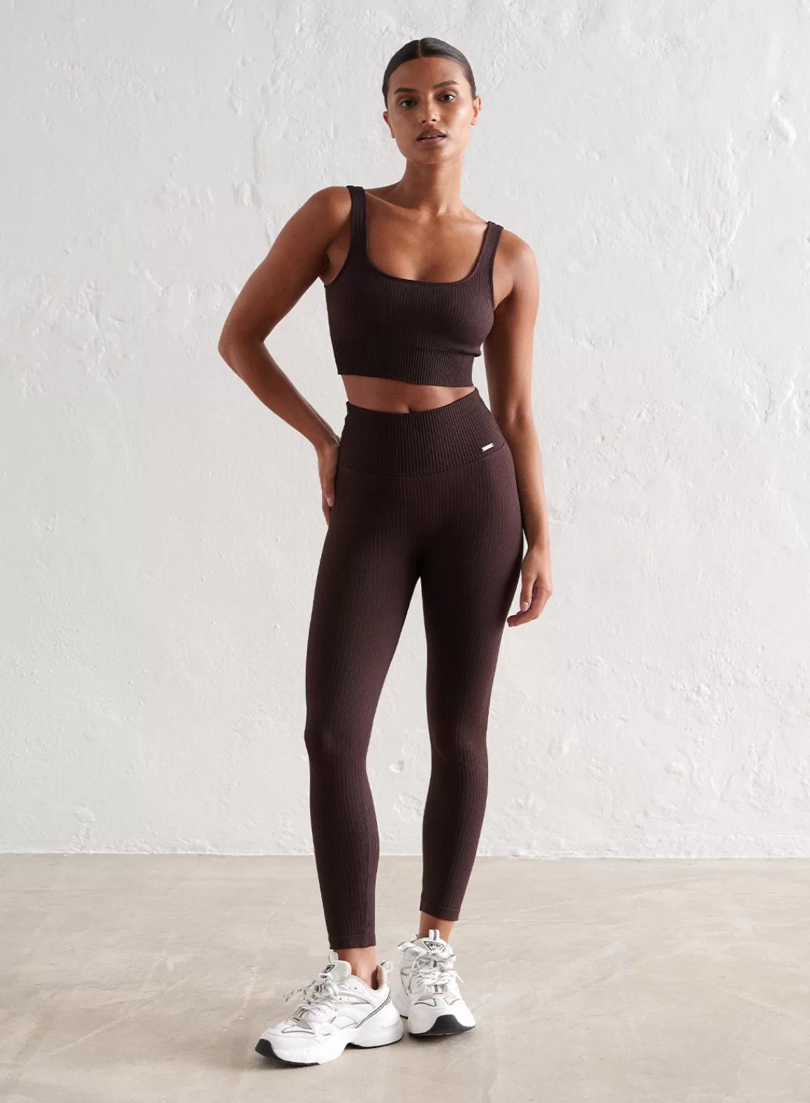 AIM’N Ribbed Seamless Petite Tights