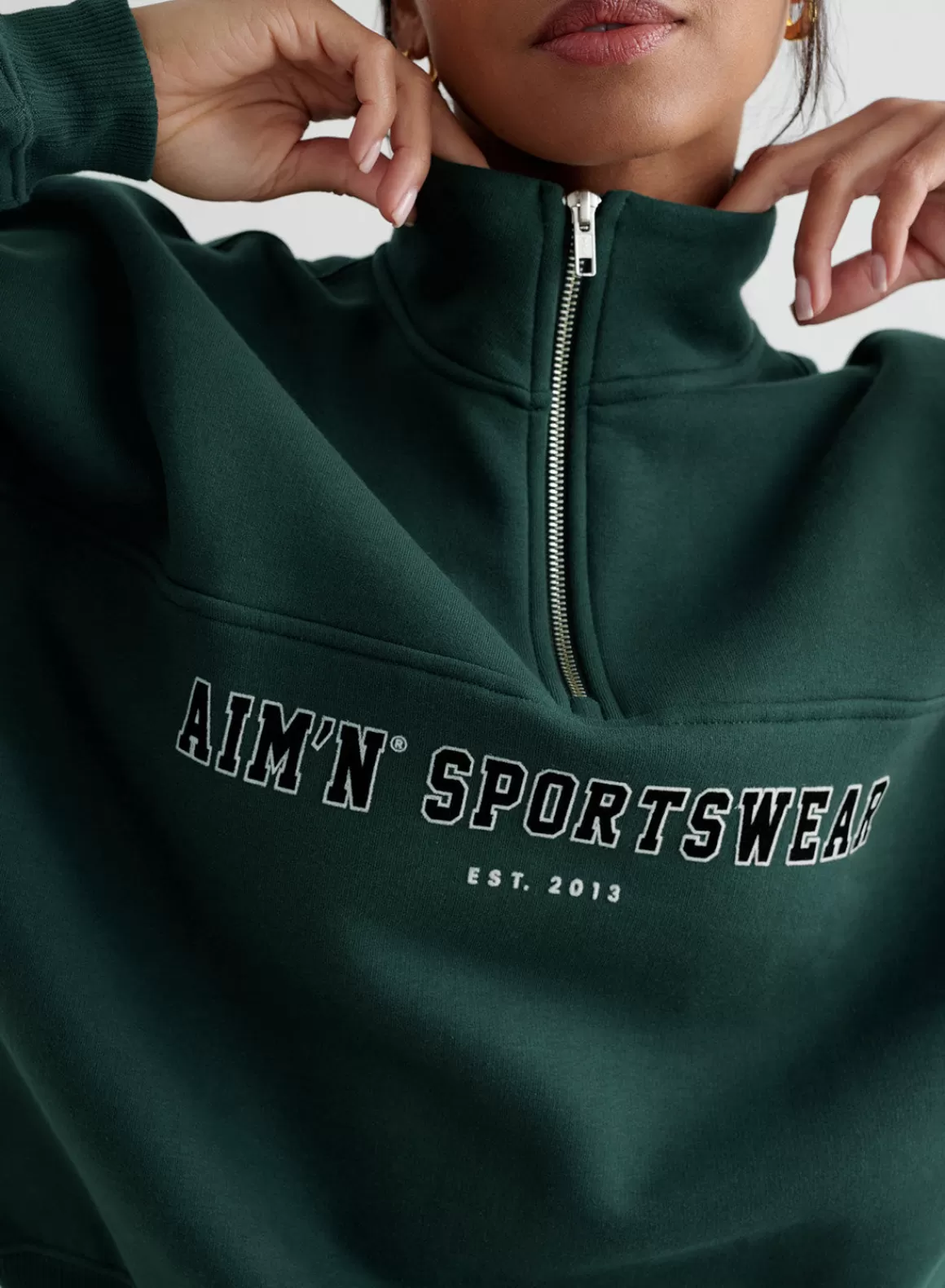 AIM’N Varsity Sweat Half Zip