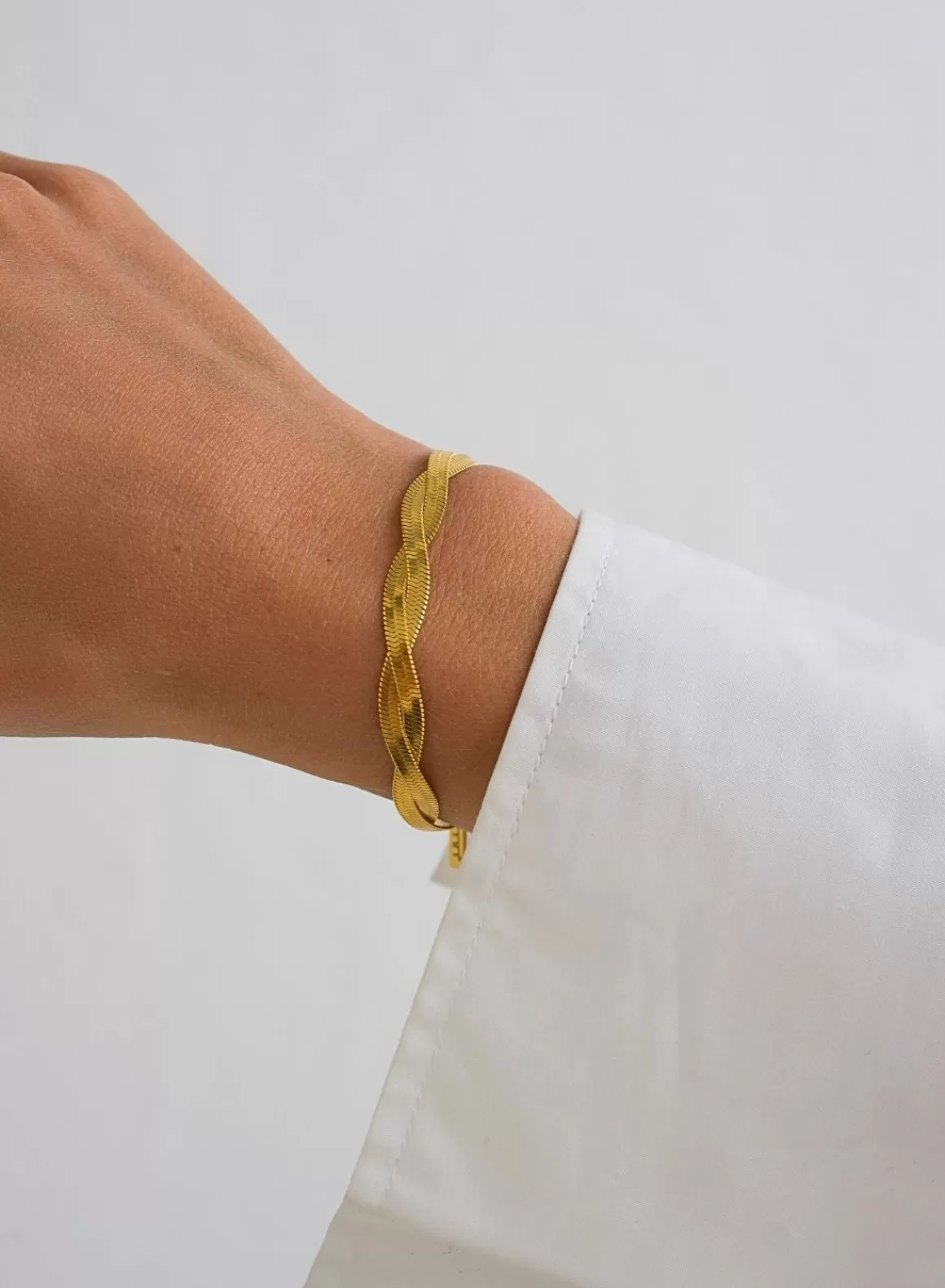 AIM’N Gold Waterproof Braid Bracelet