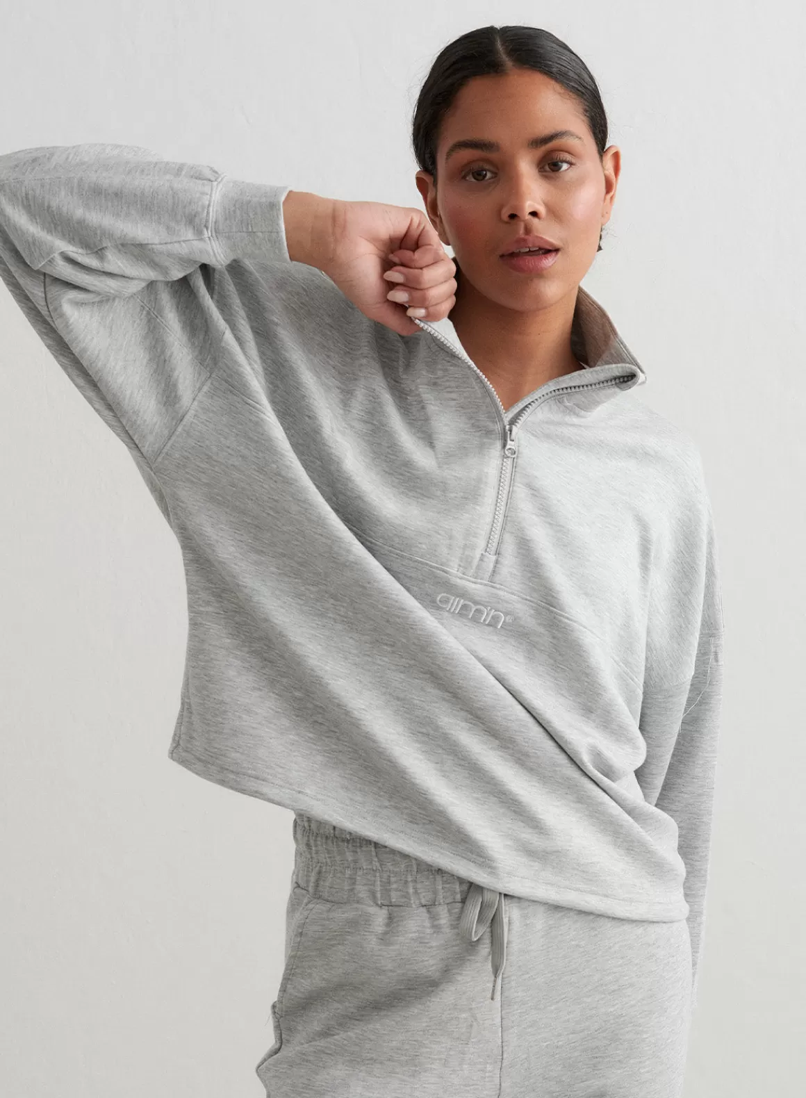 AIM’N Melange Comfy Half Zip