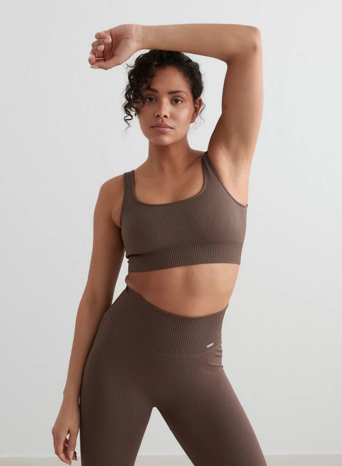 AIM’N Ribbed Seamless Tank Bra