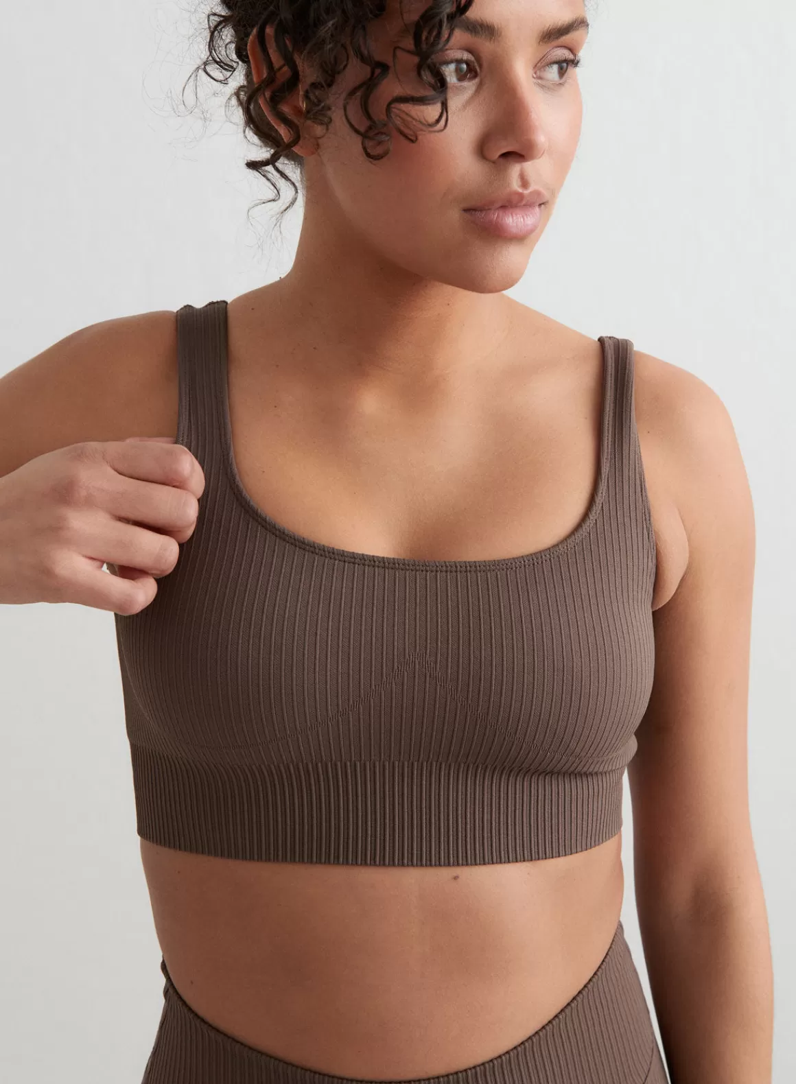 AIM’N Ribbed Seamless Tank Bra