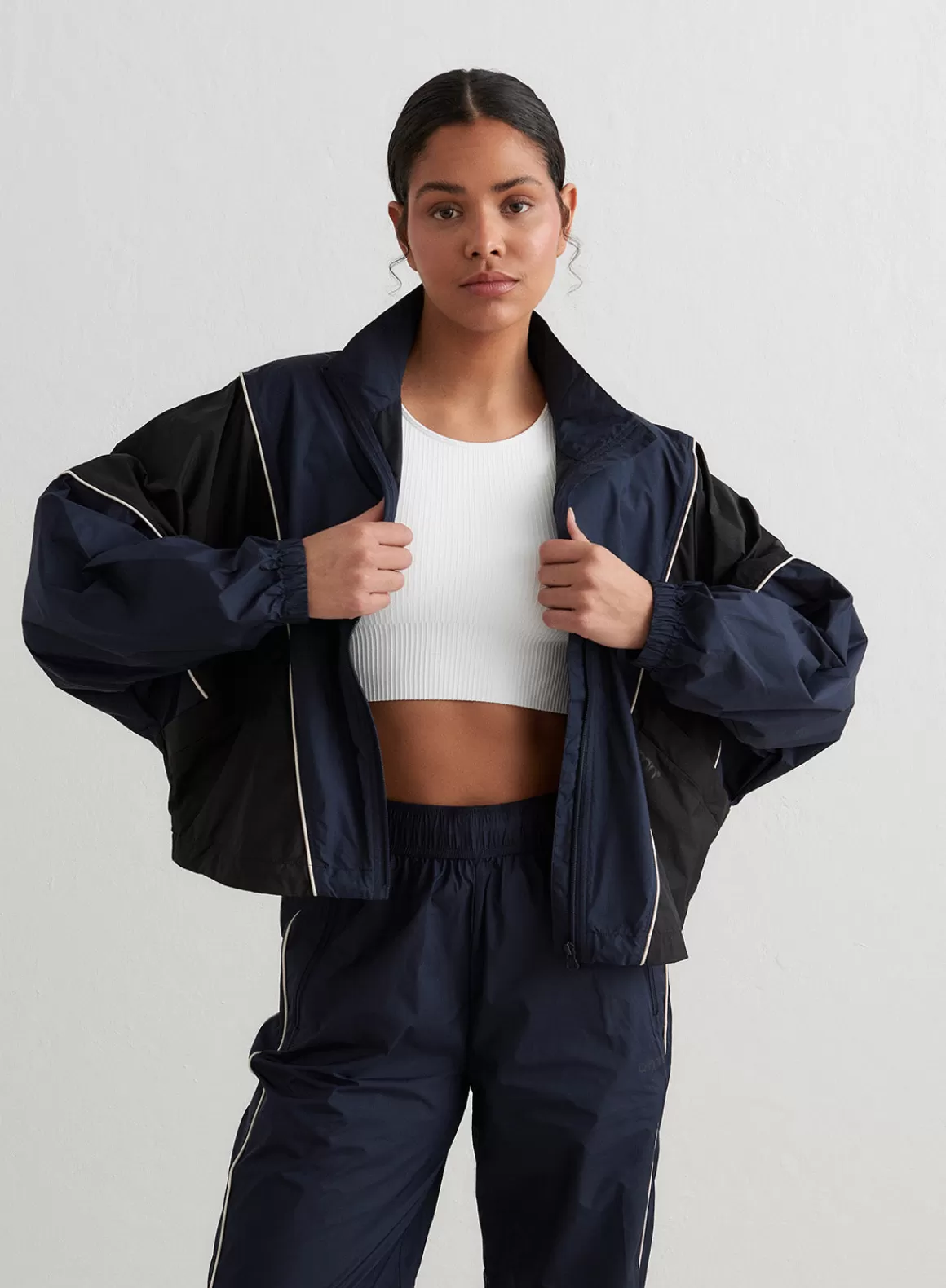 AIM’N Navy Balance Windstopper Tracksuit Jacket