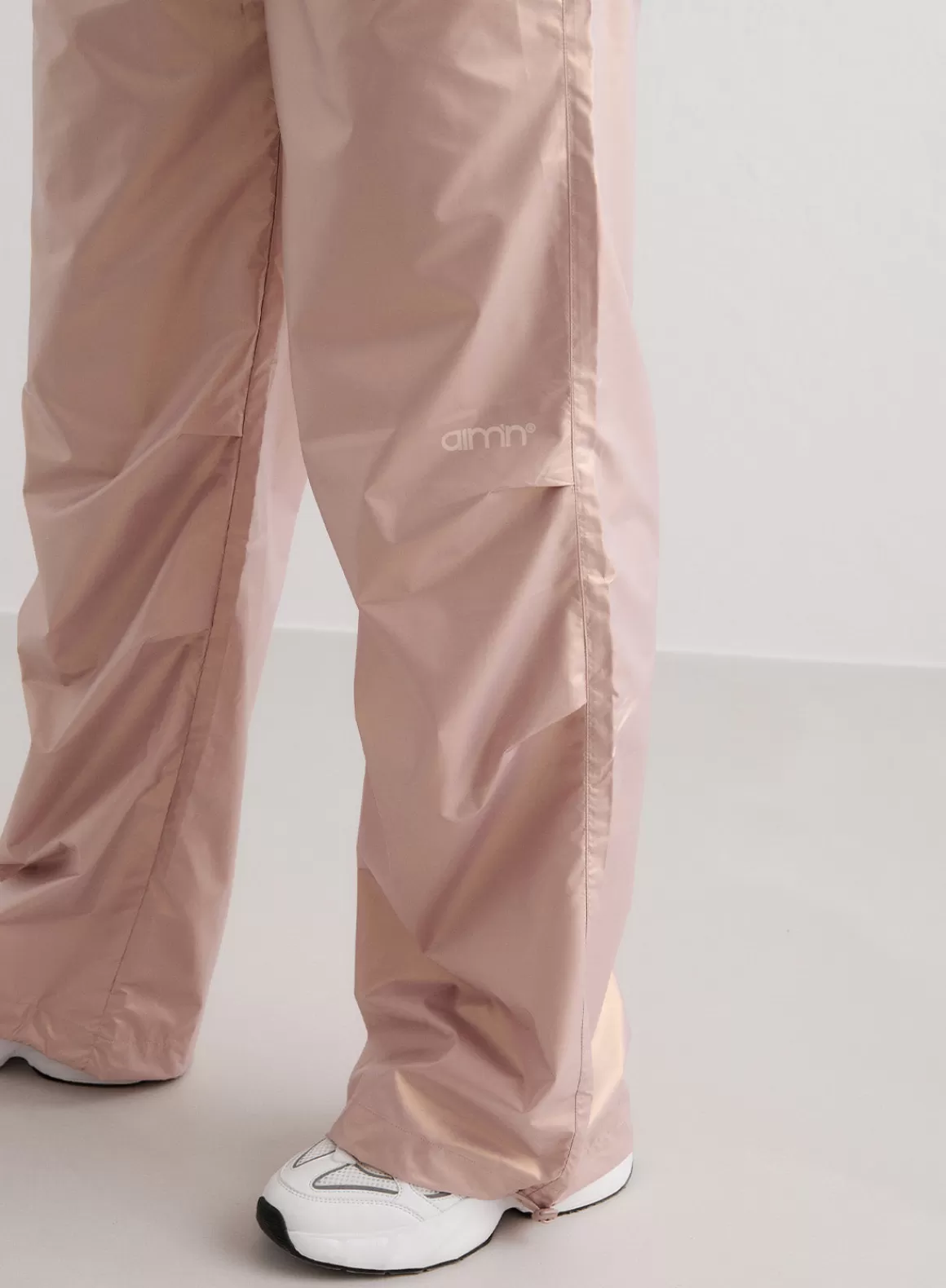 AIM’N Metallic Plain Parachute Pants