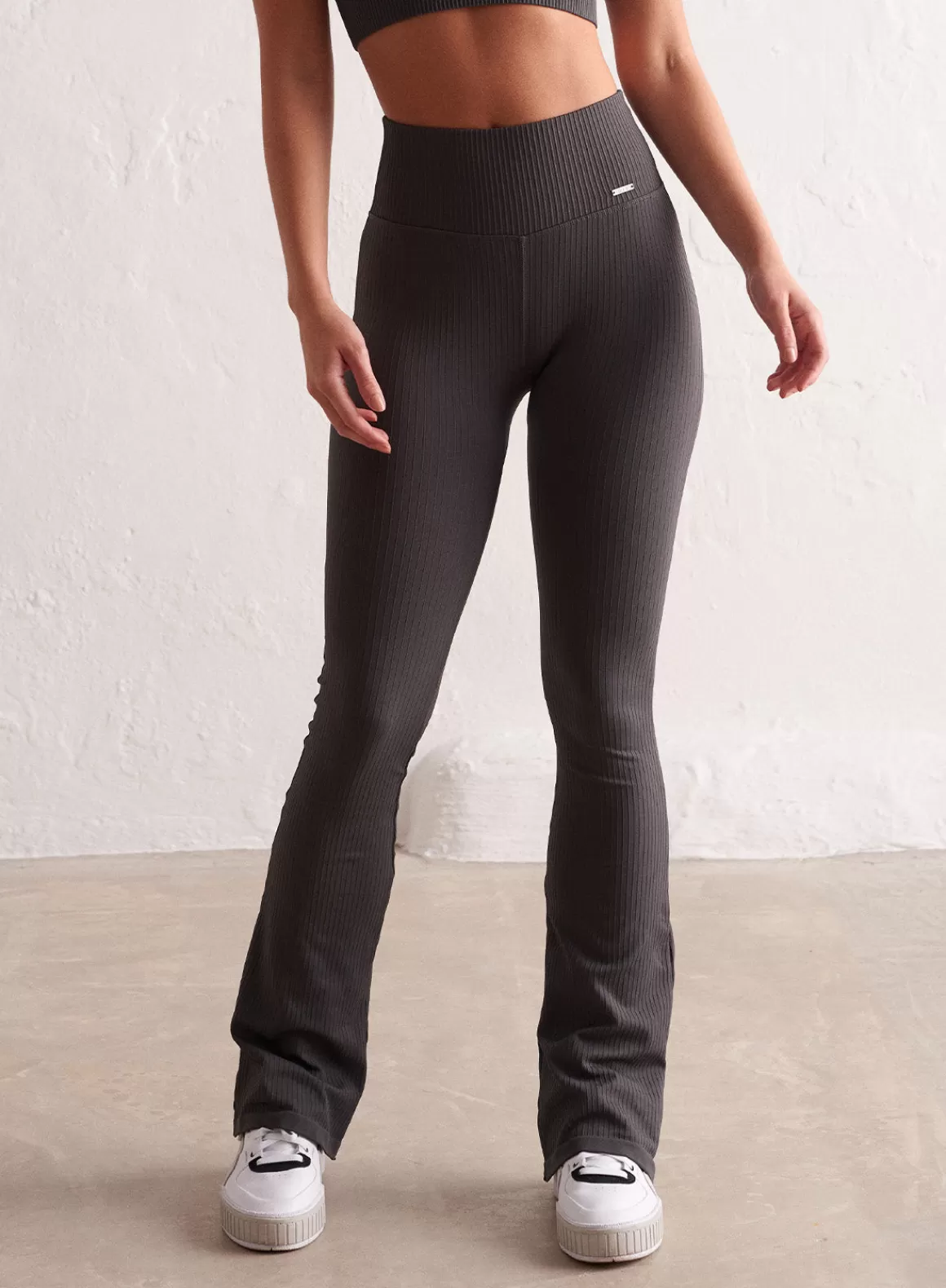 AIM’N Ribbed Seamless Flare Tights