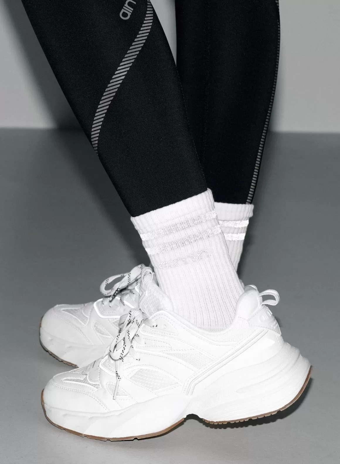 AIM’N White Reflective Aim High Socks